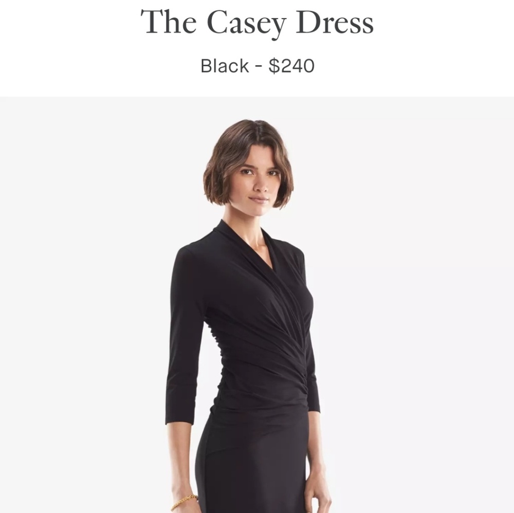 MMLafleur Black Casey Dress - S